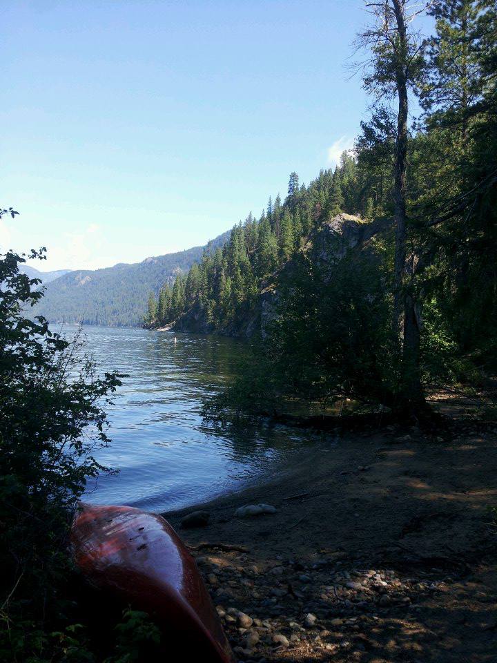 Beautiful lake view of Christina Lake