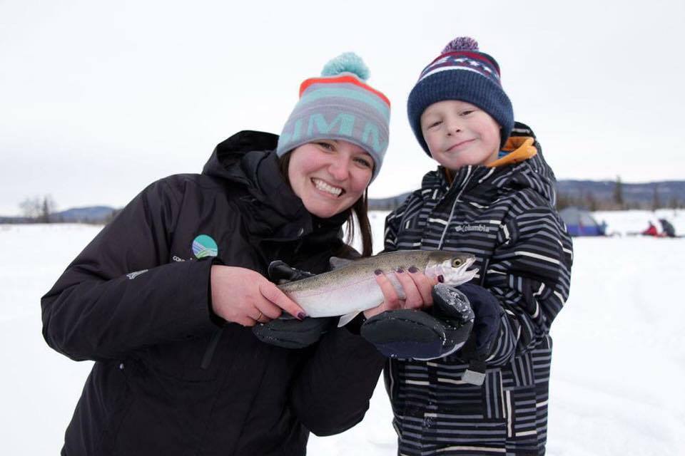 Best Brook Trout Ice Fishing in British Columbia Canada