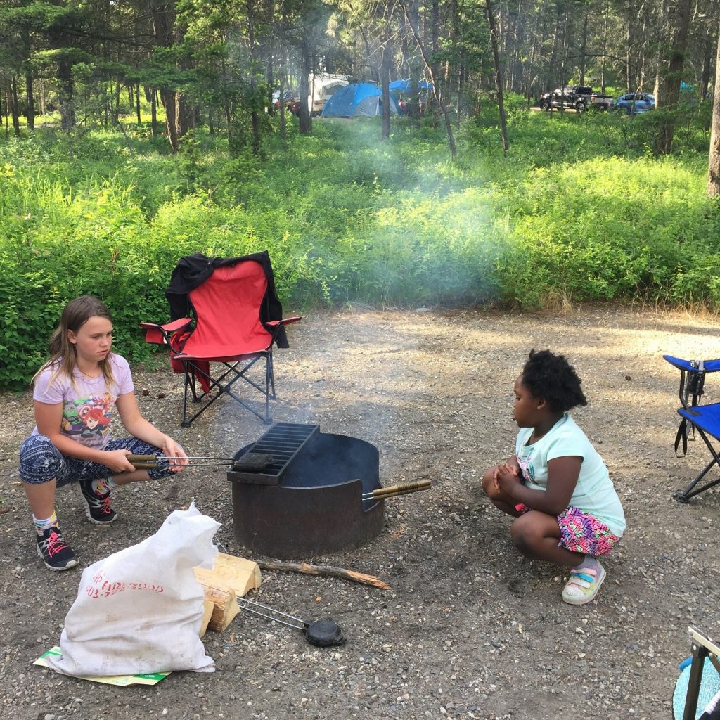 Kids at the Campfire