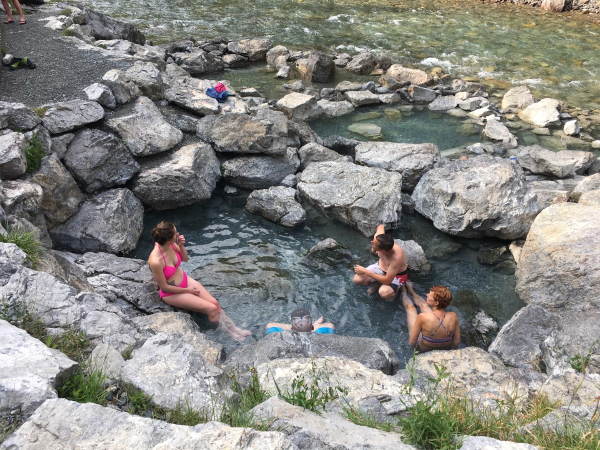 Lussier Hot Springs, Kootenay Rockies