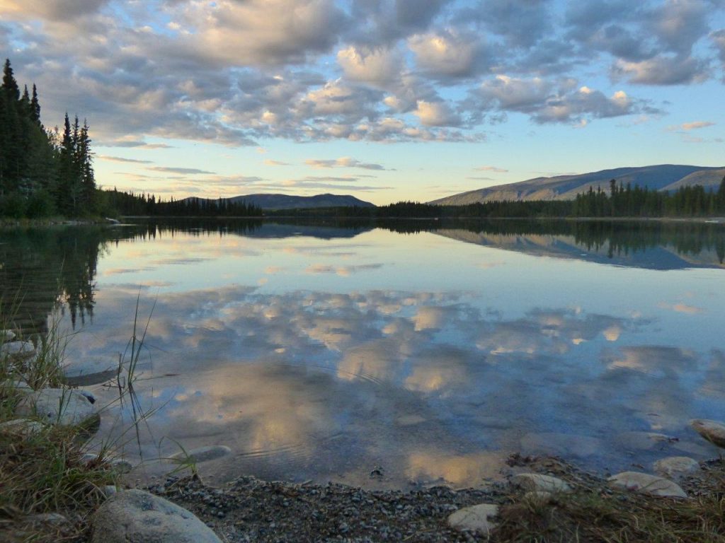 Boya Lake, Northern BC sunset