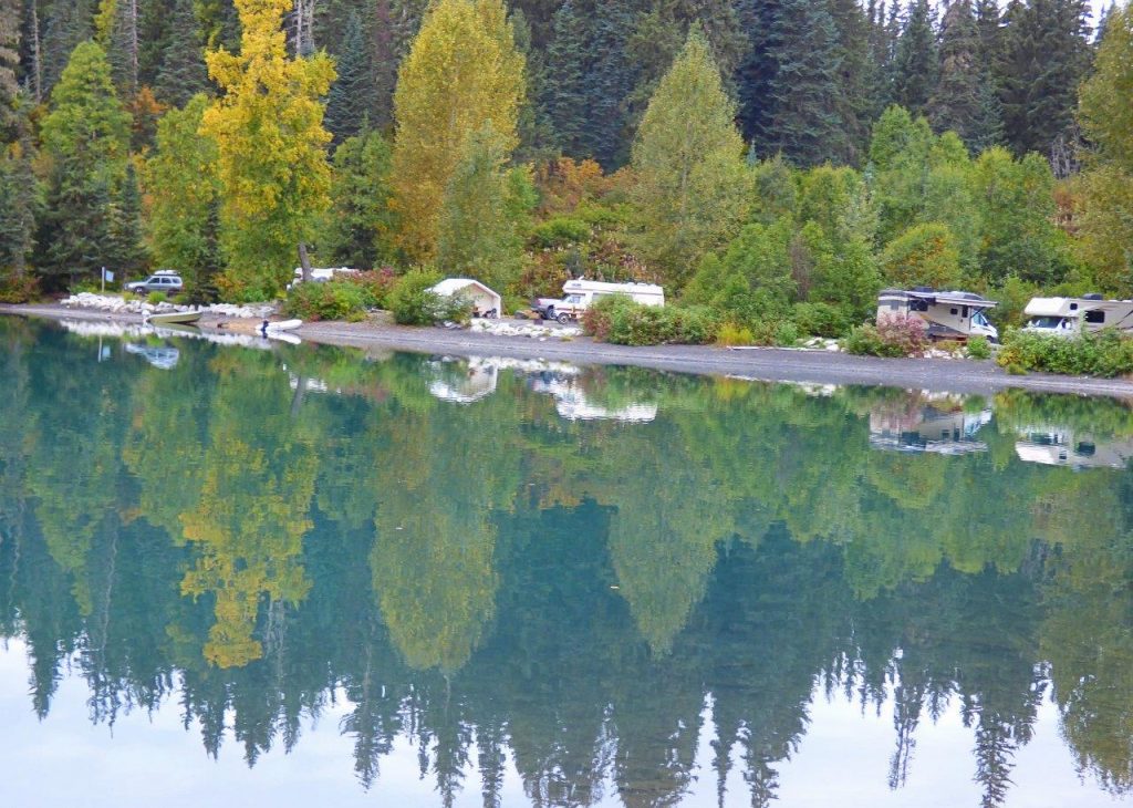 Fall at Meziadin Lake